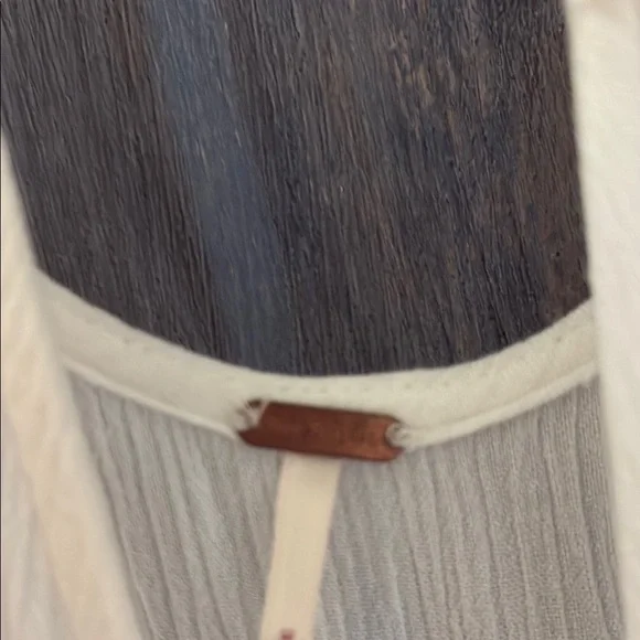 Free People White Maxi Dress with Button Accents - Picture 2 of 12